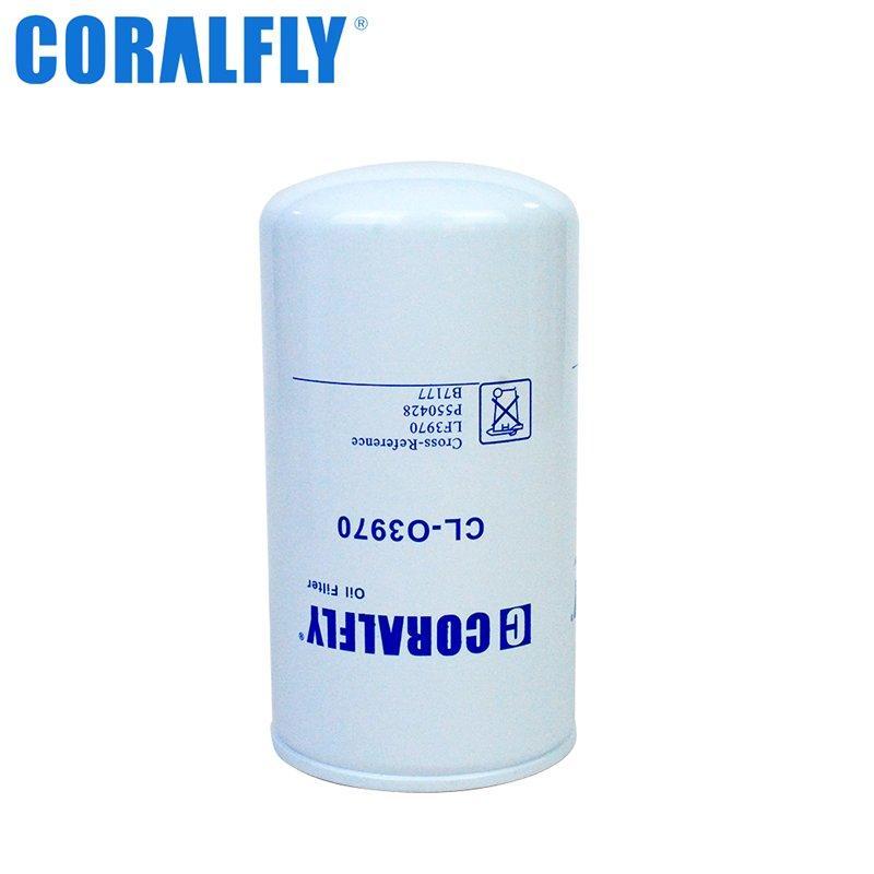 Масляный фильтр CORALFLY CL-03970 LF3970 P550428 B7177 для грузовиков (арт. 25-20125419)