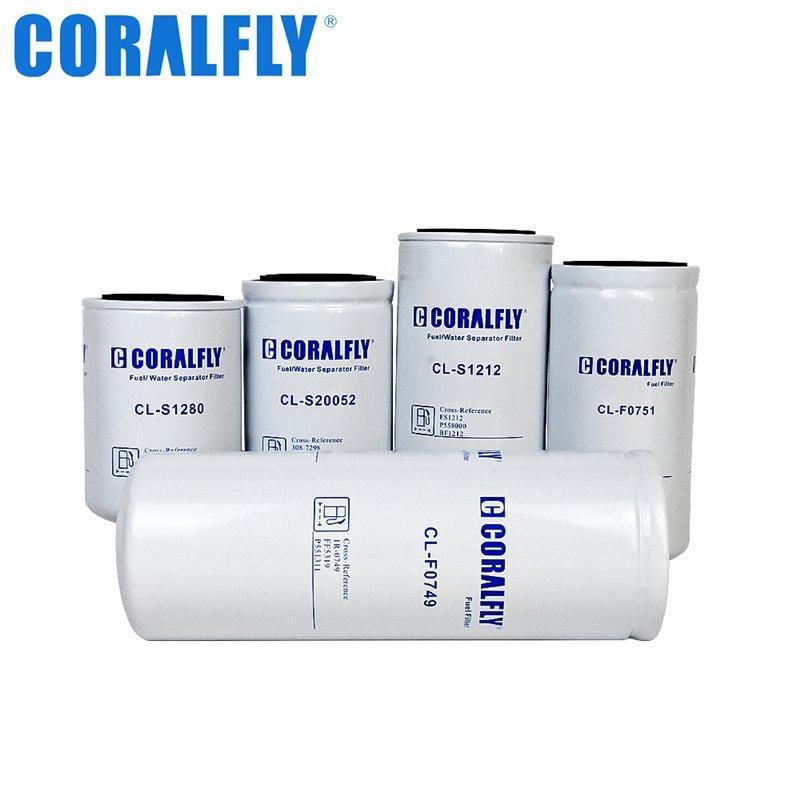 Масляный фильтр CORALFLY LF9001 LF670 LF654 LF16015 LF3349 LF9009 LF14000NN LF3000 для грузовиков (арт. 25-20125425)