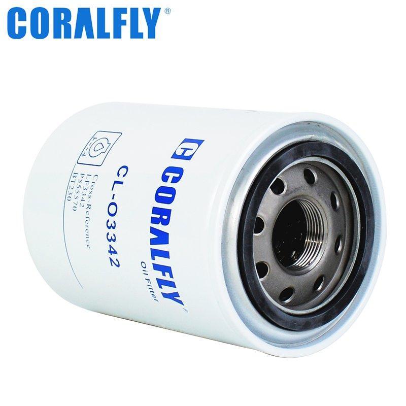 Масляный фильтр CORALFLY CL-O3342 LF3342 BT230 P555570 для FAW (арт. 20-20125571)