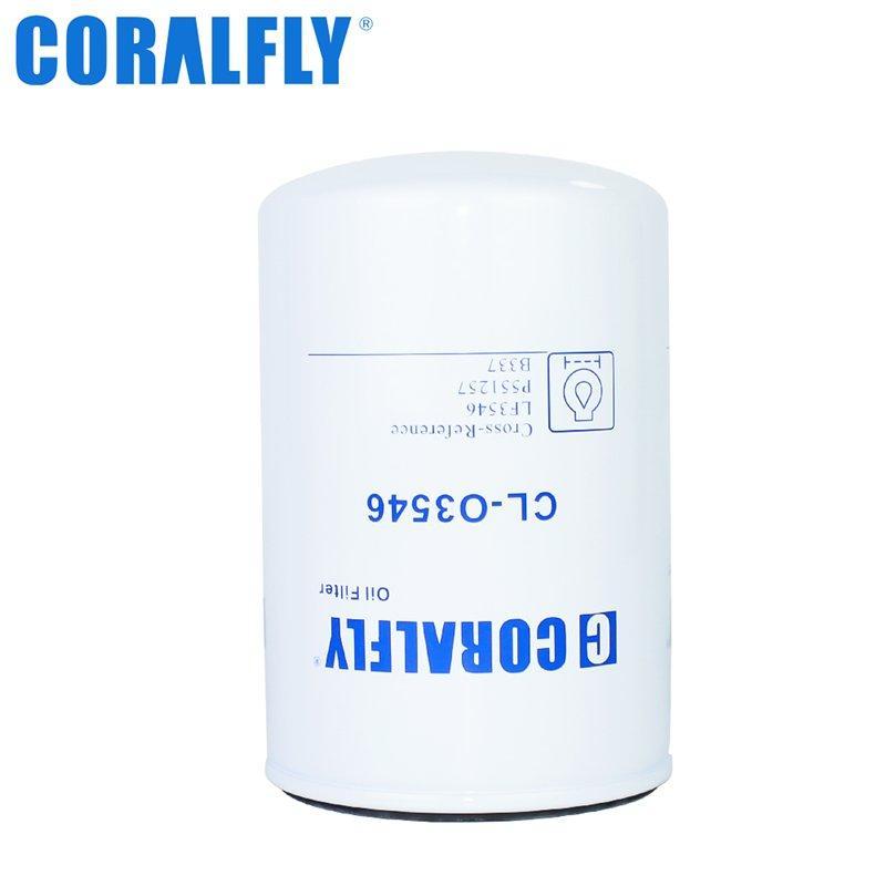 Масляный фильтр CORALFLY LF3546 CL-O3546 P551257 B337 (арт. 20-20125575)