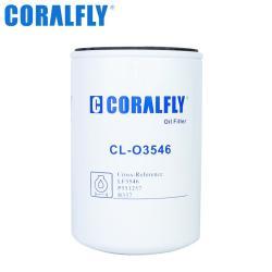 Масляный фильтр CORALFLY LF3546 CL-O3546 P551257 B337 для грузовой техники (арт. 20-20125715)