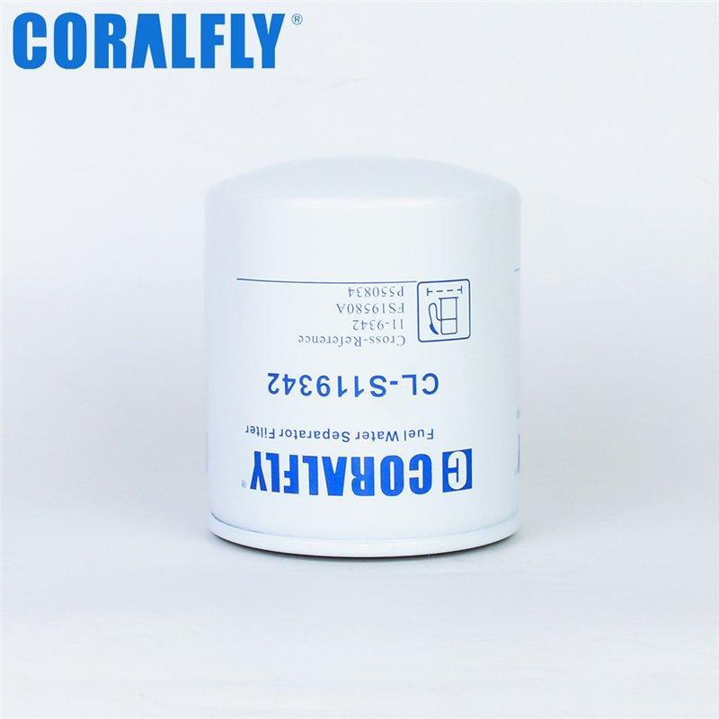 Фильтр-водоотделитель CORALFLY 11-9342 FS19580A P550834 SN30034 для дизельных двигателей (арт. 20-20125764)