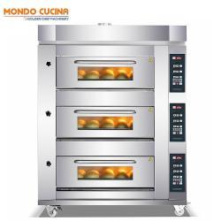 Коммерческая печь для хлеба 3 уровня 6 подносов с электрическим управлением | (арт. 25-28041614)