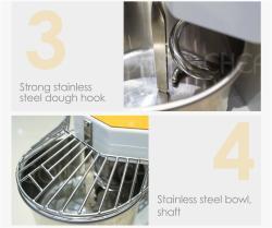 Настольный тестомес для выпечки хлеба 8 литров (арт. 25-28041806)