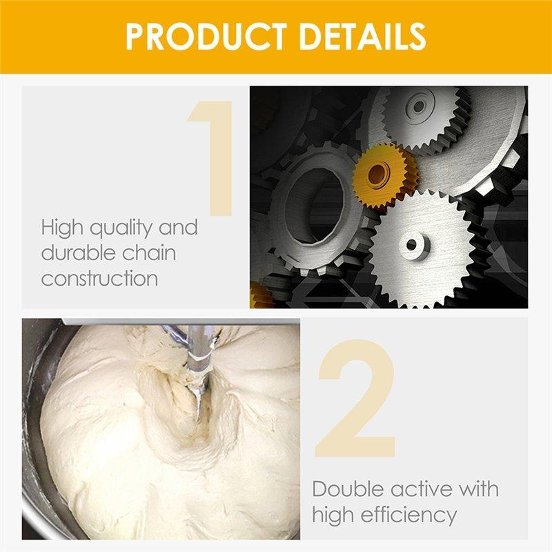 Настольный миксер для выпечки хлеба спиральный миксер (арт. 25-28041812)