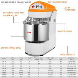 Настольный тестомес 20 л для пиццы и муки | Пекарское оборудование (арт. 25-28041809)