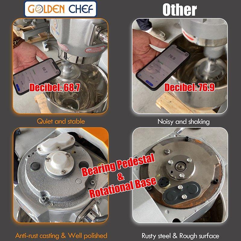 Планетарный миксер для крема и теста с центробежной коробкой передач на 30 литров (арт. 25-28041887)