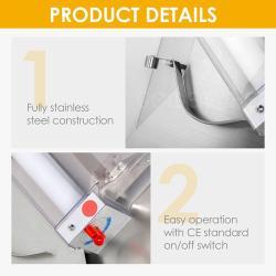 Электрическая раскаточная машина для теста для пиццы полуавтоматическая (арт. 25-28041896)