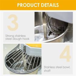 Настольный спиральный миксер для теста на 8 литров коммерческий (арт. 25-28041905)