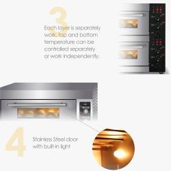 Газовая печь для хлеба на 3 уровня 6 противней для выпечки хлеба и тортов (арт. 25-28041909)