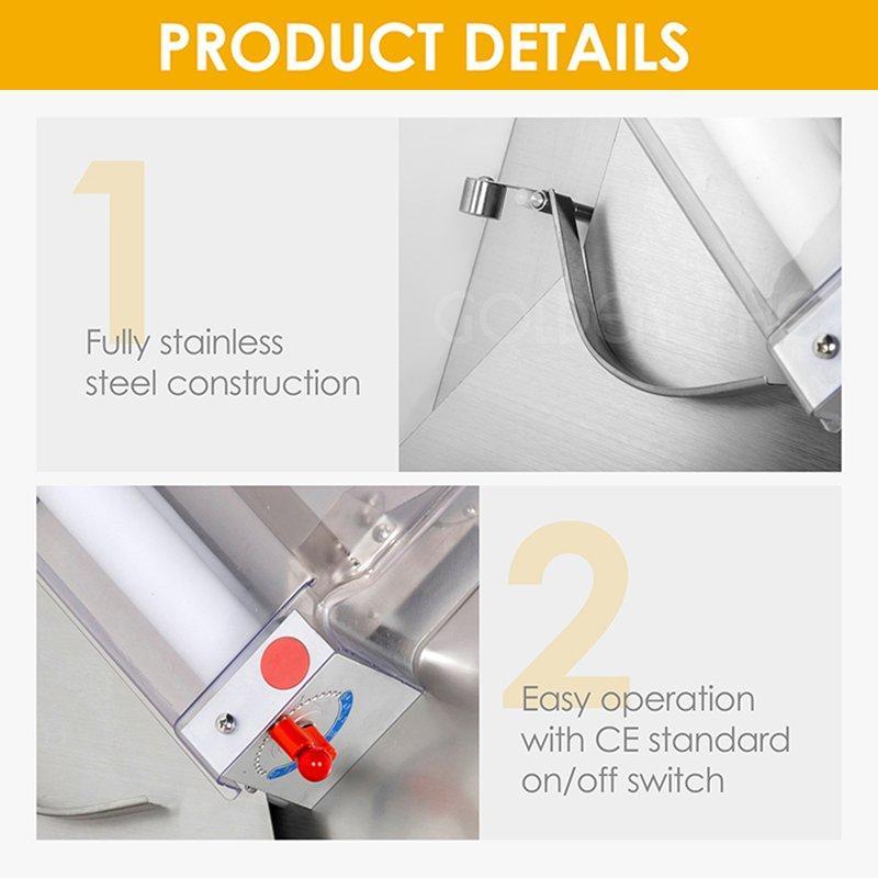 Автоматическая тестораскаточная машина для пиццы 18 дюймов из нержавеющей стали (арт. 25-28041911)