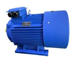 Электродвигатель 90кВт 125HP трёхфазный асинхронный переменного тока (арт. 25-17051290)