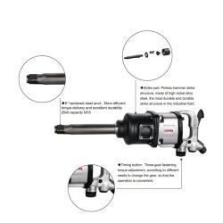 Алюминиевый ударный гайковёрт TAITIAN 1 дюйм, 3900 об/мин, пневмоинструмент (25-20051533)