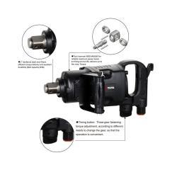 Профессиональный пневмогайковёрт 1 дюйм, 2400Нм, для автообслуживания (25-20051599)