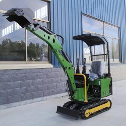 Гусеничный мини-экскаватор 1–2 тонны с ковшом и буром для стройплощадки (арт. 25-12062521)