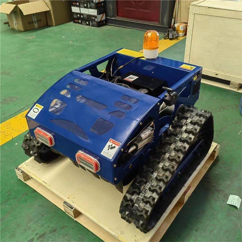 Гусеничная мини-газонокосилка с дистанционным управлением для склонов и пустырей (арт. 25-12062836)