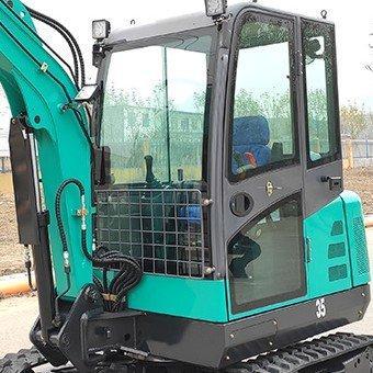 Экскаватор колесный узкий мини экскаватор-погрузчик китайский (арт. 25-12062991)