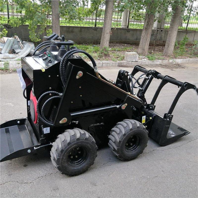 Мини-погрузчик с граблями Euro5 поворотный для ландшафтных работ (арт. 25-12063050)