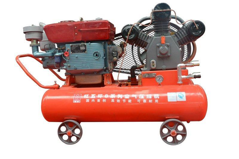 Портативный воздушный компрессор Hongwuhuan Mining 7 бар 2м3 дизельный двигатель W3108 Minng (арт. 25-19062468)