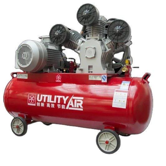 Электрический воздушный компрессор промышленный мини портативный 5,5 кВт ременной привод поршневой (арт. 25-19062475)