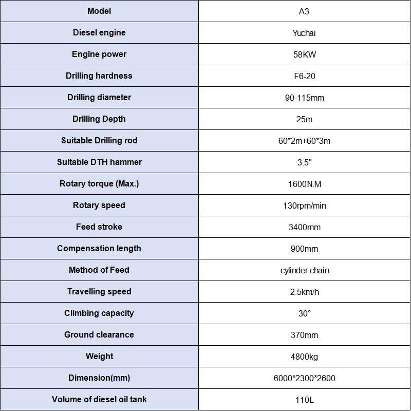Буровая установка для бурения скважин с отбойным молотком, 25 м (арт. 25-19062492)