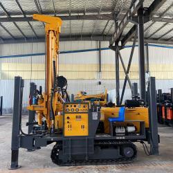 Пневматическая гусеничная буровая установка DTH для бурения скважин на воду (арт. 25-19062526)