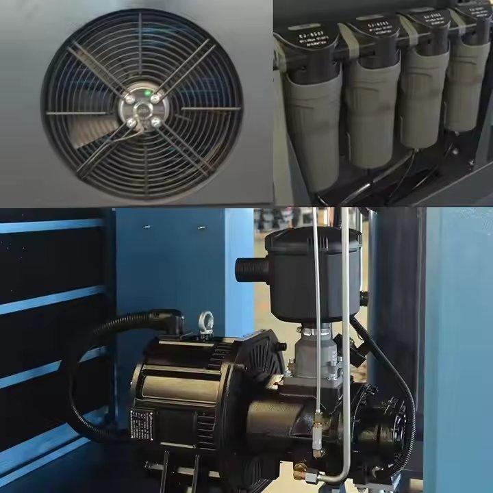 Воздушный компрессор 4 в 1 30 л.с. 22 кВт 15,8 бар электрический спиральный винтовой (арт. 25-19062548)