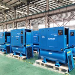 Компрессор лазерного резания 15 кВт 16 бар с роторным осушителем воздуха 20 бар 500 л 5 фильтров (арт. 25-19062550)