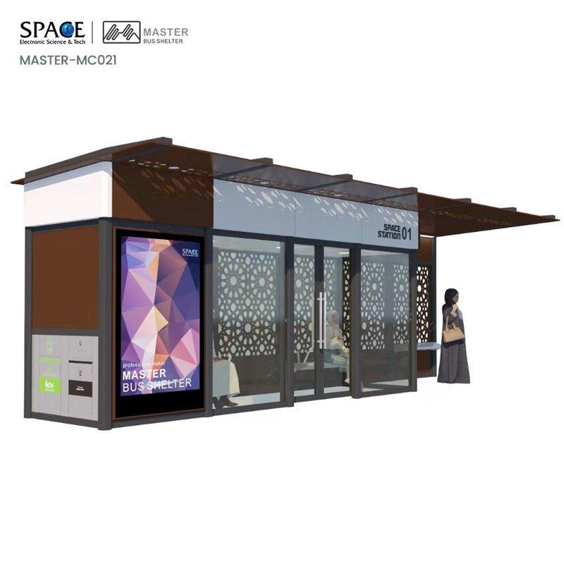 Автобусная остановка Global Transit Oasis - элегантное решение для современных городов (арт. 25-3071759)