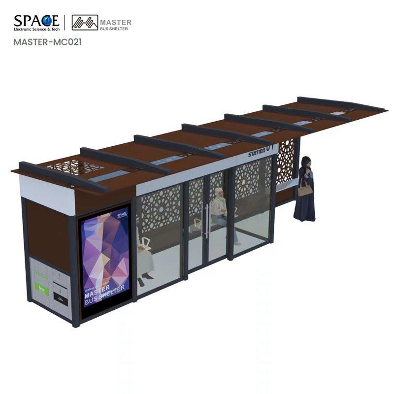 Автобусная остановка Global Transit Oasis - элегантное решение для современных городов (арт. 25-3071759)