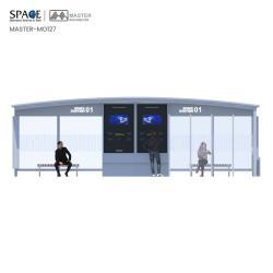 Автобусные остановки из алюминиевого сплава прямоугольной формы (арт. 25-3071767)