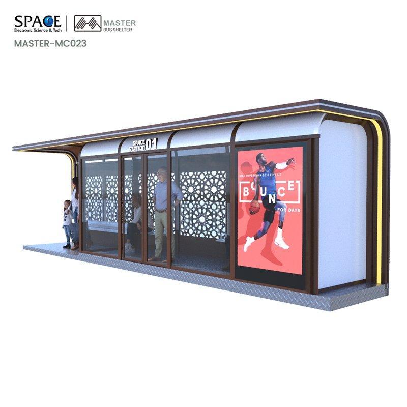 Автобусная остановка с кондиционером и дисплеем (арт. 25-3071768)