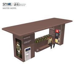 Световой короб для наружной рекламы из оцинкованной стали Intellint, публичный знак для автобусной станции (арт. 25-3071771)