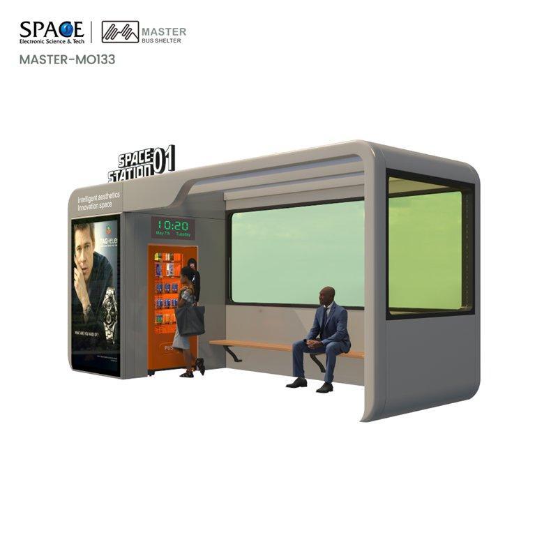 Световой короб для автобусной остановки с индивидуальной формой (арт. 25-3071772)