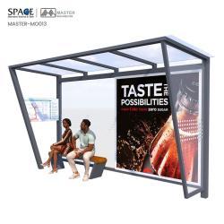 Двойная вывеска из алюминия для автобусной остановки (арт. 25-3071787)