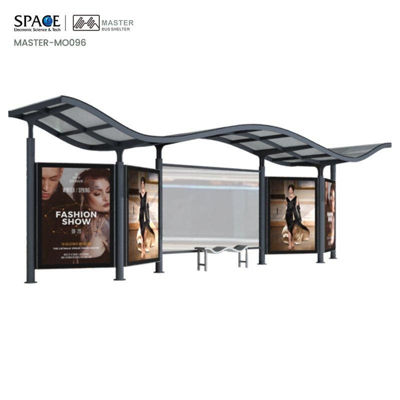 Рекламный стенд для городской улицы и автобусной остановки с макетом света (арт. 25-3071789)