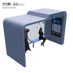 Автобусные остановки с крышей и сиденьями для пассажиров (арт. 25-3071805)