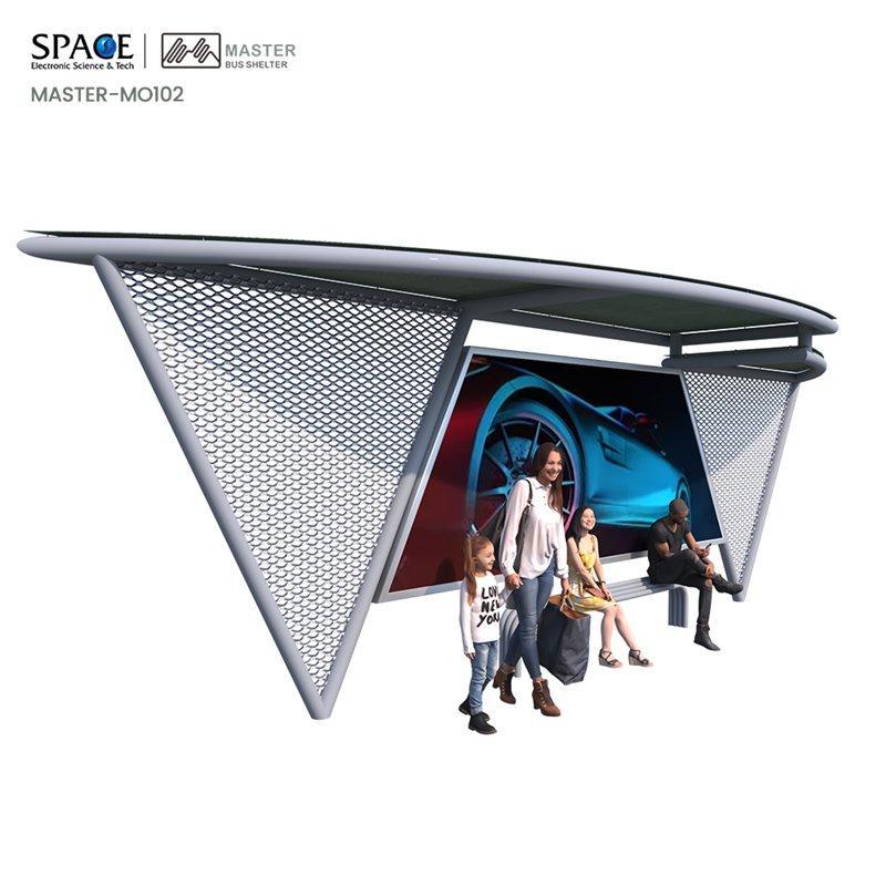 Световой короб для автобусной остановки с индивидуальным дизайном и двусторонним освещением (арт. 25-3071807)