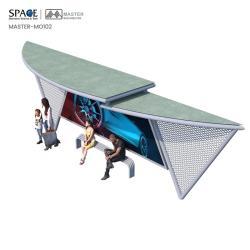 Световой короб для автобусной остановки с индивидуальным дизайном и двусторонним освещением (арт. 25-3071807)