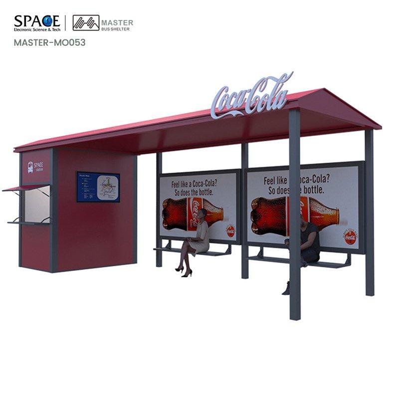 Автобусная остановка для пассажиров с уникальным дизайном и надежной конструкцией (арт. 25-3071808)