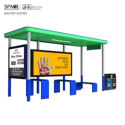 Световой короб из нержавеющей стали для автобусной остановки (арт. 25-3071815)