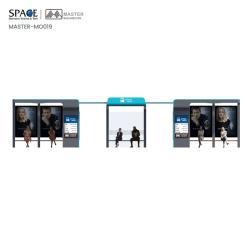 Автобусная остановка с рекламными световыми коробами и торговым автоматом (арт. 25-3071816)