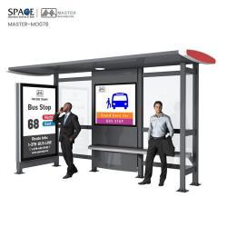 Автобусная остановка с LED световым коробом для наружной рекламы (арт. 25-3071817)