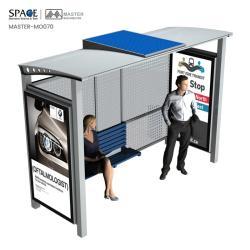 Автобусная остановка с LED-подсветкой и низким энергопотреблением (арт. 25-3071823)