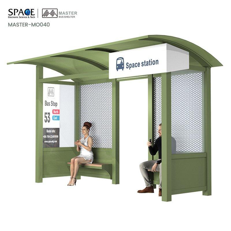 Светодиодный короб для автобусной остановки с алюминиевой рамой и закаленным стеклом (арт. 25-3071826)