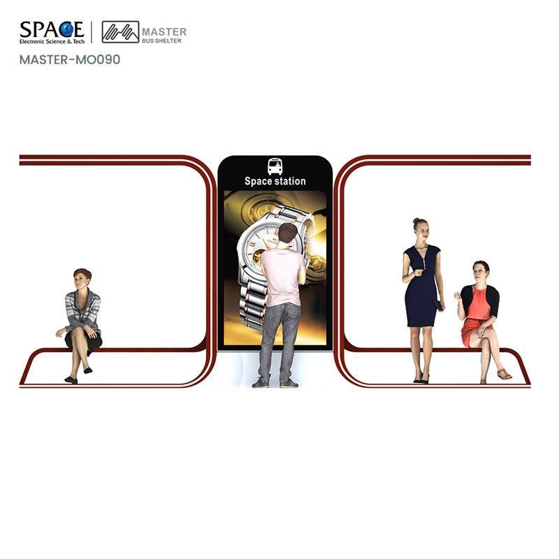 Светодиодный источник света для уличной мебели из стали на солнечной батарее (арт. 25-3071827)