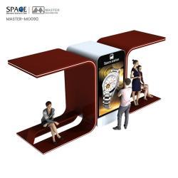 Светодиодный источник света для уличной мебели из стали на солнечной батарее (арт. 25-3071827)