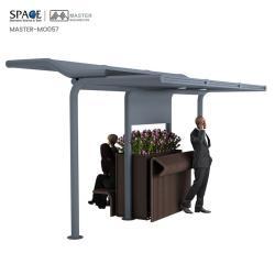 Скамья для уличной рекламы сборная металлическая прямоугольная (арт. 25-3071831)