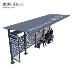 Световой короб для автобусной остановки с двойной бегущей строкой (арт. 25-3071834)