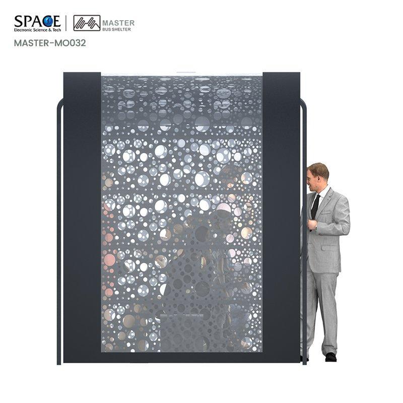 Солнечная интеллектуальная реклама на автобусной остановке (арт. 25-3071835)